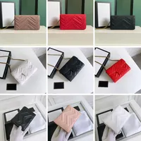 466492 Women Luxurys Designers Mini Wallets Sewing Thread Leather Shoulder Bags Fashion Handbag Woman Chain Crossbody Bag Card Slo304a