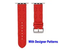 Fashion G Designer Sport Band with Apple Watch iWatch Bands 38mm 40mm 41mm 42mm 44mm 45mm Men Women Soft Silicone Strap Wristbands5686997