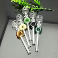 Smoking Pipes New coloured circular glass bullets Glass bongs Oil Burner Glass Water Pipes Oil Rigs