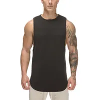 Men's Tank Tops Brand Mens Shirt Patchwork Mesh Bodybuilding Stringer Tanktop Fitness Singlet Sleeveless Slim Fit Gyms Clothi271z