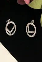 2022 Designer Pearl Silver Stud Earrings For Women Earring Luxurys Designers Heart Gold Hoop Letter Stud Earrings Jewelry D22011062716323