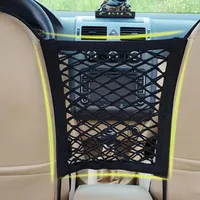Car Organizer Universal Linen Seat Connector Net Bag Storage Container Vehicle Supplies Automobiles Stowing Tidying