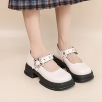 Dress Shoes Lolita Japanese Mary Jane Women Vintage Girls Students JK Uniform Platform Cosplay High Heels Kawaii