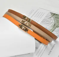 Belts Popular Women039s Leather Thin Belts Fashion Decorative Belt Kellys Dresses Small Suits Formal MustHave Multiple Colors9753923