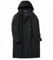 Masculino de gabardina informal de Alta Calidad para hombre abrigo largo estilo primavera 2023 chquetas con capucha informales