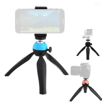 Tripods Tabletop Mini Tripod With Ball Head Mount Holder Clip For Hero SJcam SLR Cameras Mobile Phones