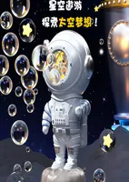 Gun Toys New outdoor charging astronaut full automatic bubble machine 360 degree rotation electric toy T2212149890270