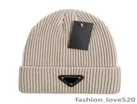 Designer Winter Knitted Beanie Woolen Hat Women and mens Chunky Knit Thick Warm faux fur pom Beanies Hats Female Bonnet Beanie Cap4649758