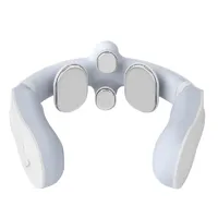 Smart Neck Massager with Heat Portable 4D Neck Massager Equipment with 4 Pulse Points Remote Control 3 Modes 15 Speeds for Pain R263A