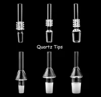 10mm 14mm 18mm Quartz Tip Dab Straw For Mini Nectar Cheap Quartz Tips Smoking Accessories Suit For Glass Water Bongs Dab Rigs4588739