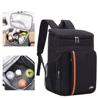 18L Cooler Backpack Large Capacity Warm Insulated Camping Box Lunch Food Beverage Storage W220311242v