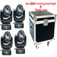 90W Mini Movind -strålkastare RGBW 4 i 1 Super Bright DJ Projector DMX Control Disco LED Moving Main Lights