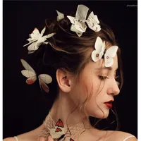Headpieces Romantic Bridal Headdress Styling Butterfly Hairpin Accessories Wedding Headpiece 12 Pieces Clips