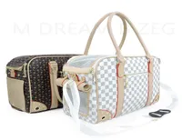 Fashion Pu Designer Dog Carrier Bag Brand Pet Handbag Outdoor Travel Tote Bag Pets Dogs Supplies PS14156372118