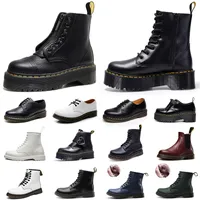 dr martins Designer Boots doc martin martens men womens winter snow booties Oxford Bottom Ankle shoes