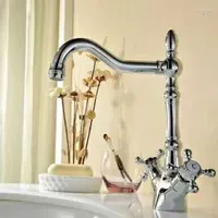 Bathroom Sink Faucets Yiyu Brand All-copper And Cold Water Basin Faucet European Electroplated