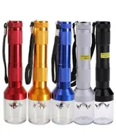 DHL Torch Shaped Electric Grinder Crusher Herb Tobacco Smoke Grinders vaporizer click n vape Quickly Aluminum 145CM 50pcs9105928