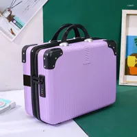 Cosmetic Bags Case Luggage Travel Portable Carrying Suitcase Makeup Waterproof Storage Bag Tattoo Beautician Organizer
