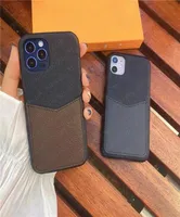 L Fashion Designer Phone Cases for iPhone 13 13pro 12 Mini 12pro 11 Pro 11pro X Xs Max Xr 8 7 Plus Leather Card Pocket Shell Case 1440853