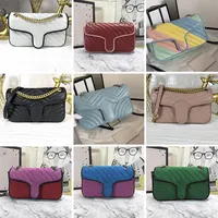 443497 Women Luxurys Designers Sewing thread shoulder Bags Fashion Leather Handbag Woman Buckle Chain Crossbody Bag denim Storage 2172