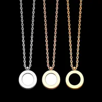 High Polished Classic Design Women Earrings Necklace Stainless Steel Gold Silver Rose Colors Sets Heart Love Pendant Trendy Jewelr274H
