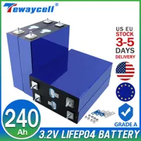 NOWOŚĆ 3,2V 240AH Klasa A LifePo4 Ogniwa akumulatorowe 230AH Energia słoneczna RV EV Podatek Bezpłatny UE Niemiecki magazyn Szybka dostawa