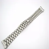 CARLYWET 20mm Whole Solid Curved End Screw Links Deployment Clasp Stainless Steel Wrist Watch Band Bracelet Strap2486