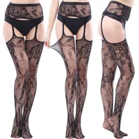 Women Socks Summer Lady Fashion Sexy Stylist Lace Top Tights Thigh High Stockings Fishnet Nightclubs Pantyhose Over Knee