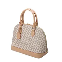 Top Qualit ALMA BB PM Shell Bag Women Leather Handbags Flower Embossed Shoulder Bags With Lock Designer handbags Crossbody263c