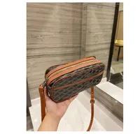 Luxury Designer 2023 Shoulder Bag Fashion Stripes Leather handbag for Women Men Messenger Bag Tote handbag designe Mini crossbody Purse
