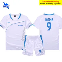 Men's Tracksuits Mens Boys Football Jersey Suit team sport training soccer jersey set kids custom name number breathable short sleeve kits 230327