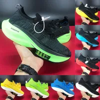 New fashion zoom alpha next% running shoes black electric green bred tour yellow white orange fly men women sneakers US 5 5-1290w