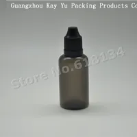 perfume bottle 1000pcs 30ml black plastic dropper bottle