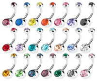 new silver stainless steel belly button rings navel rings crystal rhinestone body piercing bars jewlery for womens bikini fashion 3938686