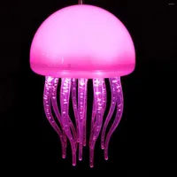 Pendant Lamps Nordic Colorful Jellyfish LED Light Creative Bar Coffee Park Tree Outdoor Chic Restaurant Hanging Lamp