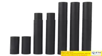 Black Kraft Paper Incense Tube Incense Barrel Small Storage Box for pencil Joss Stick Convenient Carrying2527612