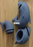New Arrive Shark Shape Tea Infuser Silicone Strainers Tea Strainer Filter Empty Tea Bags Leaf Diffuser Accessories4953664