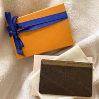 Top quality Luxurys Designers Card holder Wallets Key Genuine Leather Holders single handbag Men Women's COIN Black Lamb2141