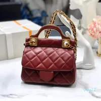 Ladies bags luxury famous designer handbag 5a high-quality 11 Black White Red genuine leather shoulder Evening bag chain diagonal292I