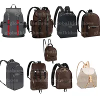 Backpack Designer Women Luxury Backpacks Mens Popular Leather Luxurious Shoulder Bags Handbag Letter Pattern Travel Bags Globalkid244H