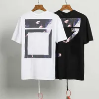 Summer Luxury Men's t Shirt Offs Back Arrow x Letters Brand Designer Print Women T-shirt Casual Cotton Tops Tees T-shirts Hip Hop Short Sleeve Couples Sports Tshirts Se59