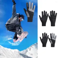 Knee Pads Unisex Winter Thermal Warm Cycling Bicycle Touch Screen Gloves Outdoor Camping Hiking Motorcycle Soft Full Finger