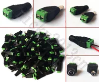DC Connector Male Female Jack Plug Adapter 21mm 55mm Green for 12V 24V LED Module Strip Light6177101