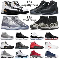 Basketball Shoes 12s Royalty Taxi 11s Cool Grey Animal Instinct Bred Prom Night 12 Utility Playoffs 13s Houndstooth Chicago Flint Mens Trainers Sports Sneakers