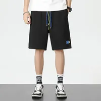 Мужские шорты повседневные летние негабаритные мужские спортивные короткие брюки с карманной модной уличной одеждой мужчина колен Колтяж