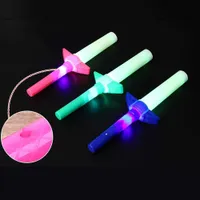 Led Rave Toy 30-69cm 1 PC LED Glow Stick 4 Section Extendable Sword Kids Flashing Concert For Party Supplies Props Y2303