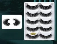 5 Pairs false eyelashes 3d natural thick curls imitation mink eye lashes handmade simulation G800 mixed fake eyelash1740938