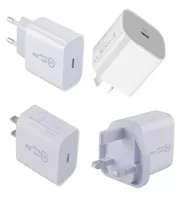 2022 new USB C Wall Charger 20W PD Adapter plug Fast Charging Power Delivery Typec Chargers Block Plugs US UK EU AU8637219