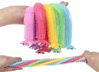 Fidget Sensory Toy Noodle Rope TPR Stress Reliever Toys Unicorn Malala Le Decompression Pull Ropes Stress Anxiety Relief Toys For 4067236
