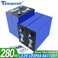 21 PCS New 280Ah Lifepo4 3.2V Rechargeable Battery Pack 12V 24V 48V Grade A Lithium Iron Phospha DIY New Solar EU US TAX FREE